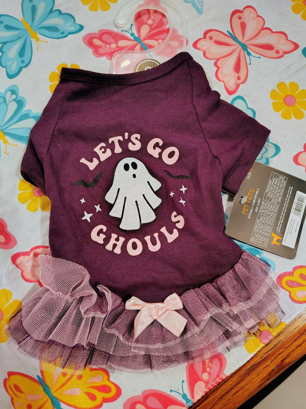'Let's Go Ghouls' Dress - Purple
